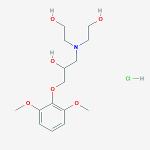 2,2'-((3-(2,6-Dimethoxyphenoxy)-2-hydroxypropyl)azanediyl)diethanol hydrochloride
