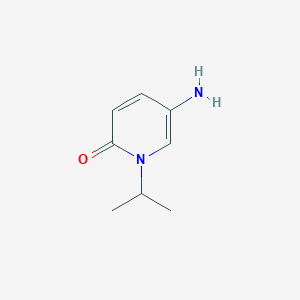 molecular formula C8H12N2O B2752101 5-氨基-1-(异丙基)-1,2-二氢吡啶-2-酮 CAS No. 1181235-19-7