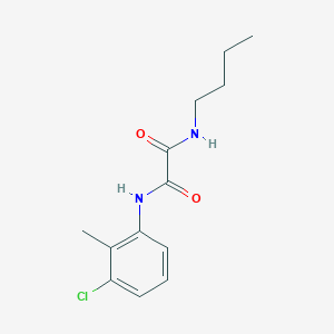 molecular formula C13H17ClN2O2 B2752211 N1-butyl-N2-(3-chloro-2-methylphenyl)oxalamide CAS No. 709627-68-9