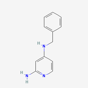 molecular formula C12H13N3 B2752245 N4-benzylpyridine-2,4-diamine CAS No. 1487351-36-9