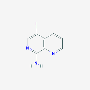 5-Iodo-1,7-naphthyridin-8-amine