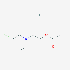molecular formula C8H17Cl2NO2 B027523 Acetylethylcholine mustard hydrochloride CAS No. 103994-00-9