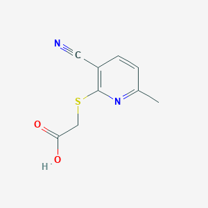 [(3-Cyano-6-methylpyridin-2-yl)thio]acetic acid