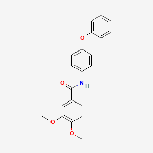 3,4-dimethoxy-N-(4-phenoxyphenyl)benzamide