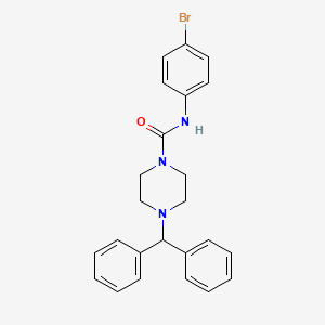 molecular formula C24H24BrN3O B2752370 N-(4-bromophenyl)-4-(diphenylmethyl)piperazine-1-carboxamide CAS No. 894979-70-5