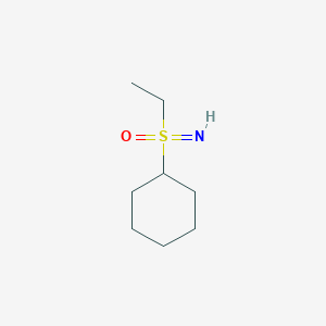 molecular formula C8H17NOS B2752413 Cyclohexyl(ethyl)imino-lambda6-sulfanone CAS No. 2059927-86-3