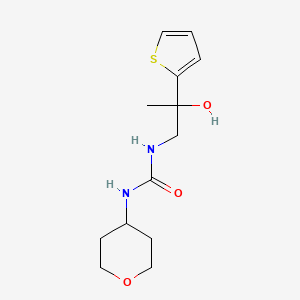 1-(2-hydroxy-2-(thiophen-2-yl)propyl)-3-(tetrahydro-2H-pyran-4-yl)urea