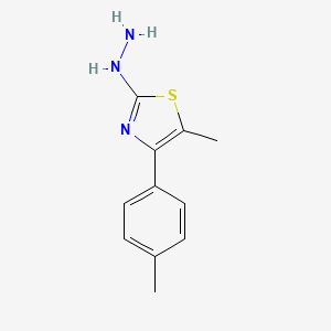 (5-Methyl-4-p-tolyl-thiazol-2-yl)-hydrazine