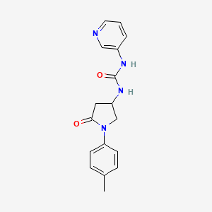 1-(5-Oxo-1-(p-tolyl)pyrrolidin-3-yl)-3-(pyridin-3-yl)urea