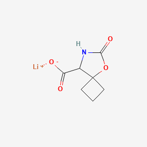 Lithium;6-oxo-5-oxa-7-azaspiro[3.4]octane-8-carboxylate