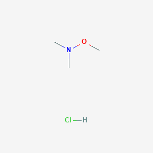 molecular formula C3H10ClNO B2752475 methoxydimethylamine hydrochloride CAS No. 120716-83-8