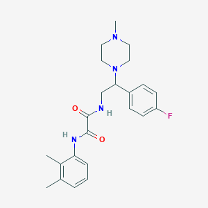 N1-(2,3-dimethylphenyl)-N2-(2-(4-fluorophenyl)-2-(4-methylpiperazin-1-yl)ethyl)oxalamide