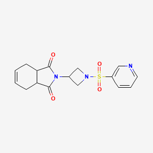 2-(1-(pyridin-3-ylsulfonyl)azetidin-3-yl)-3a,4,7,7a-tetrahydro-1H-isoindole-1,3(2H)-dione