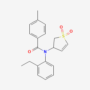 N-(1,1-dioxido-2,3-dihydrothiophen-3-yl)-N-(2-ethylphenyl)-4-methylbenzamide
