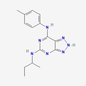 N5-(sec-butyl)-N7-(p-tolyl)-3H-[1,2,3]triazolo[4,5-d]pyrimidine-5,7-diamine