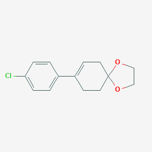 8-(4-Chlorophenyl)-1,4-dioxaspiro[4.5]dec-7-ene