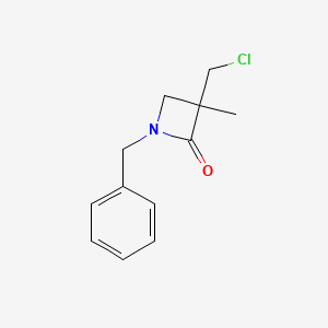 1-Benzyl-3-(chloromethyl)-3-methylazetidin-2-one