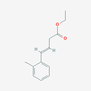 molecular formula C13H16O2 B2752528 Ethyl 4-(o-tolyl)but-3-enoate CAS No. 854278-68-5