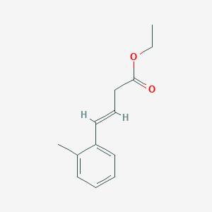 molecular formula C13H16O2 B2752528 Ethyl (E)-4-(2-methylphenyl)but-3-enoate CAS No. 854278-68-5