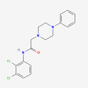 molecular formula C18H19Cl2N3O B2752531 N-(2,3-dichlorophenyl)-2-(4-phenylpiperazin-1-yl)acetamide CAS No. 303091-17-0