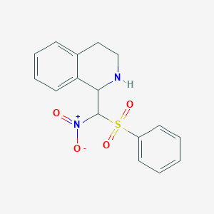 1-[Nitro(phenylsulfonyl)methyl]-1,2,3,4-tetrahydroisoquinoline