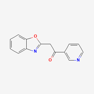 2-(1,3-Benzoxazol-2-yl)-1-pyridin-3-ylethanone