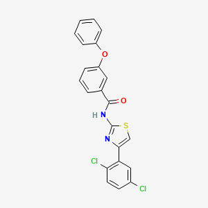 N-[4-(2,5-dichlorophenyl)-1,3-thiazol-2-yl]-3-phenoxybenzamide