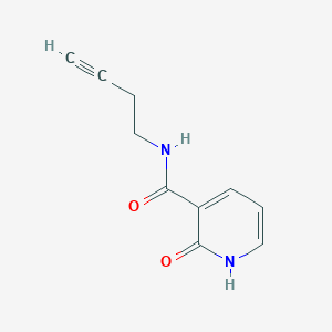 N-(but-3-yn-1-yl)-2-oxo-1,2-dihydropyridine-3-carboxamide