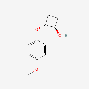 (1R,2R)-2-(4-methoxyphenoxy)cyclobutan-1-ol