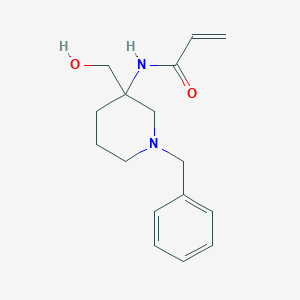 N-[1-Benzyl-3-(hydroxymethyl)piperidin-3-yl]prop-2-enamide