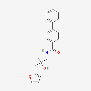 N-(3-(furan-2-yl)-2-hydroxy-2-methylpropyl)-[1,1'-biphenyl]-4-carboxamide