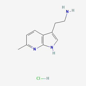 2-(6-Methyl-1H-pyrrolo[2,3-b]pyridin-3-yl)ethanamine;hydrochloride