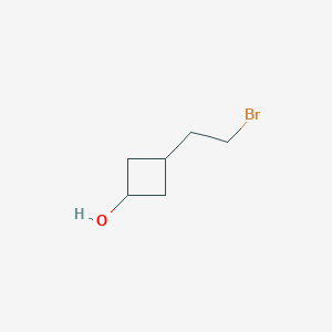 3-(2-Bromoethyl)cyclobutan-1-ol