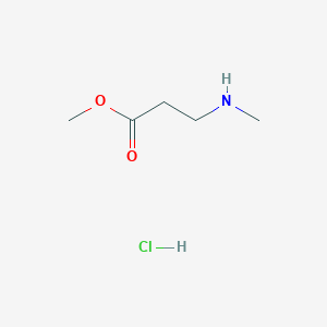 molecular formula C5H12ClNO2 B2752613 Methyl 3-(methylamino)propanoate hydrochloride CAS No. 65103-50-6