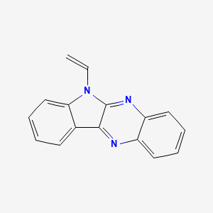 molecular formula C16H11N3 B2752623 6-ethenyl-6H-indolo[2,3-b]quinoxaline CAS No. 57948-84-2