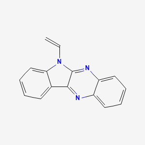 molecular formula C16H11N3 B2752623 6-Ethenylindolo[3,2-b]quinoxaline CAS No. 57948-84-2