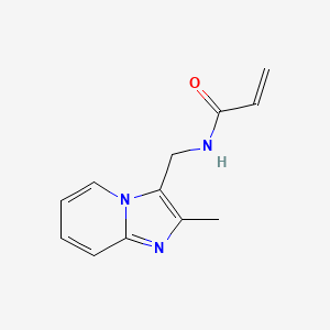 molecular formula C12H13N3O B2752664 N-({2-methylimidazo[1,2-a]pyridin-3-yl}methyl)prop-2-enamide CAS No. 2305476-05-3