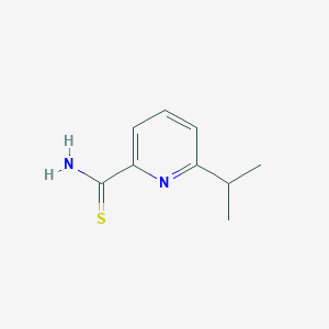 molecular formula C9H12N2S B2752682 6-(Propan-2-yl)pyridine-2-carbothioamide CAS No. 1256809-08-1