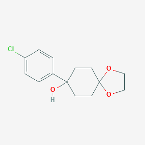 8-(4-Chlorophenyl)-1,4-dioxaspiro[4.5]decan-8-ol