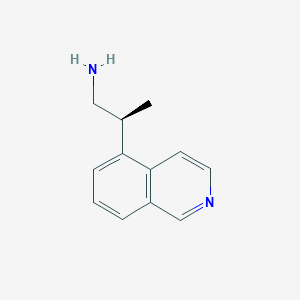 molecular formula C12H14N2 B2752716 (2S)-2-Isoquinolin-5-ylpropan-1-amine CAS No. 2248201-92-3