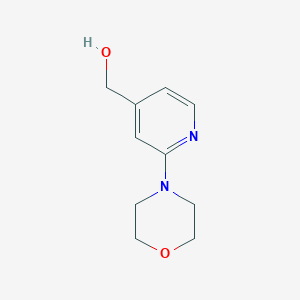 molecular formula C10H14N2O2 B2752733 (2-morpholin-4-ylpyridin-4-yl)methanol CAS No. 556109-99-0