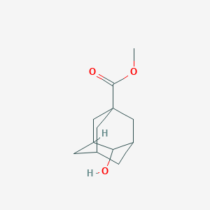 molecular formula C12H18O3 B2752806 Methyl 4-hydroxyadamantane-1-carboxylate CAS No. 81968-76-5