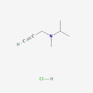 molecular formula C7H14ClN B2752840 Methyl(prop-2-yn-1-yl)(propan-2-yl)amine hydrochloride CAS No. 143347-15-3