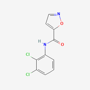 molecular formula C10H6Cl2N2O2 B2752928 N-(2,3-dichlorophenyl)-1,2-oxazole-5-carboxamide CAS No. 941913-85-5