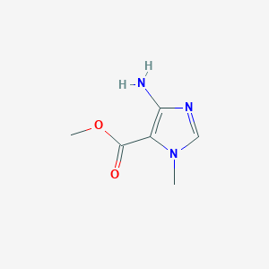 molecular formula C6H9N3O2 B2753138 Methyl 4-amino-1-methyl-1H-imidazole-5-carboxylate CAS No. 1195555-40-8