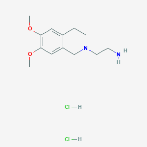 2-(6,7-Dimethoxy-1,2,3,4-tetrahydroisoquinolin-2-yl)ethan-1-amine dihydrochloride