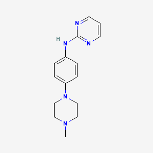 molecular formula C15H19N5 B2753175 N-[4-(4-methylpiperazin-1-yl)phenyl]pyrimidin-2-amine CAS No. 2341606-94-6