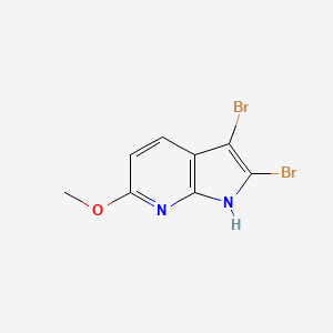 2,3-dibromo-6-methoxy-1H-pyrrolo[2,3-b]pyridine