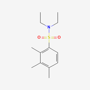 molecular formula C13H21NO2S B2753222 N,N-diethyl-2,3,4-trimethylbenzenesulfonamide CAS No. 433962-72-2