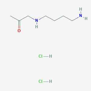 1-(4-Aminobutylamino)propan-2-one;dihydrochloride